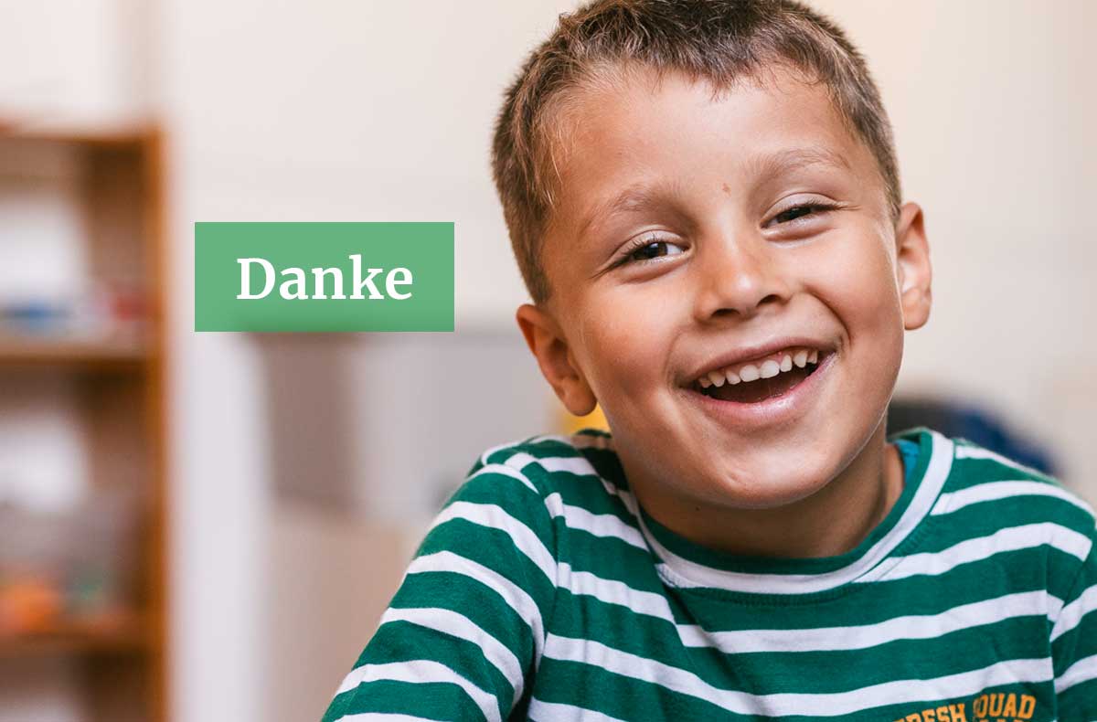 Danke für Ihre Spende